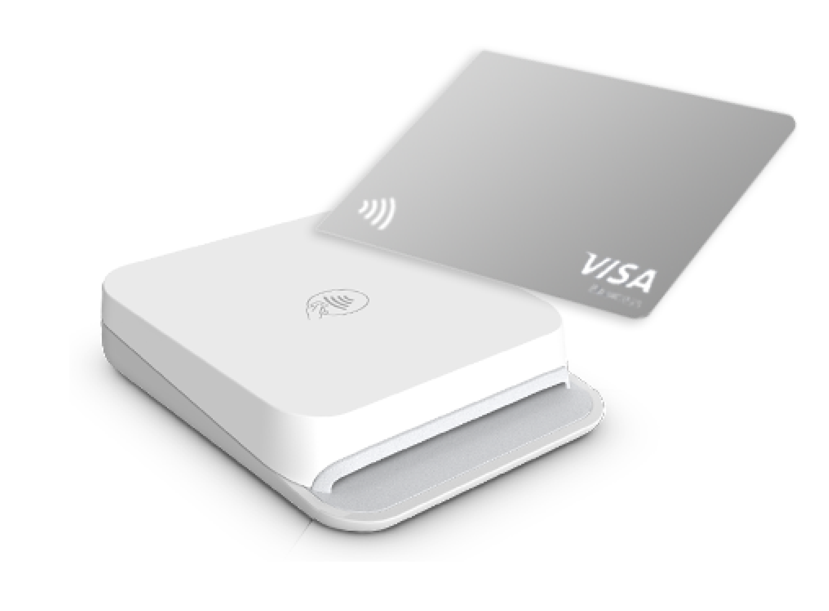 GC Connect card reader with Visa tap to pay.