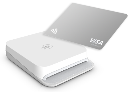 GC Connect card reader device.