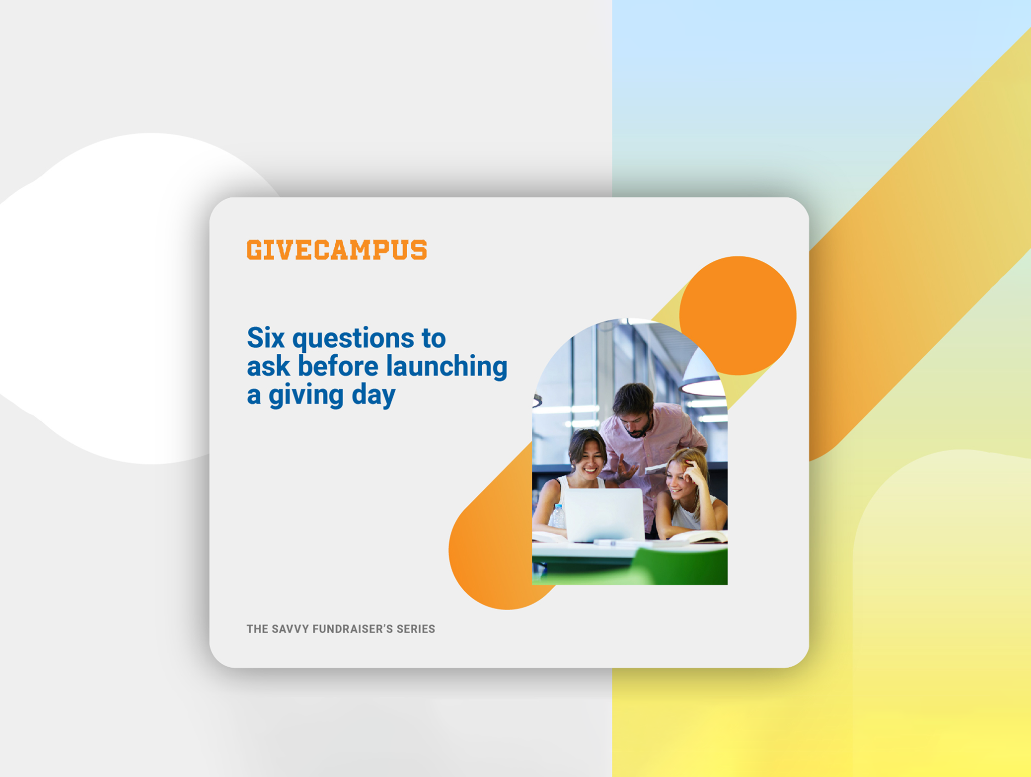 Cover of Savvy Fundraiser's ebook