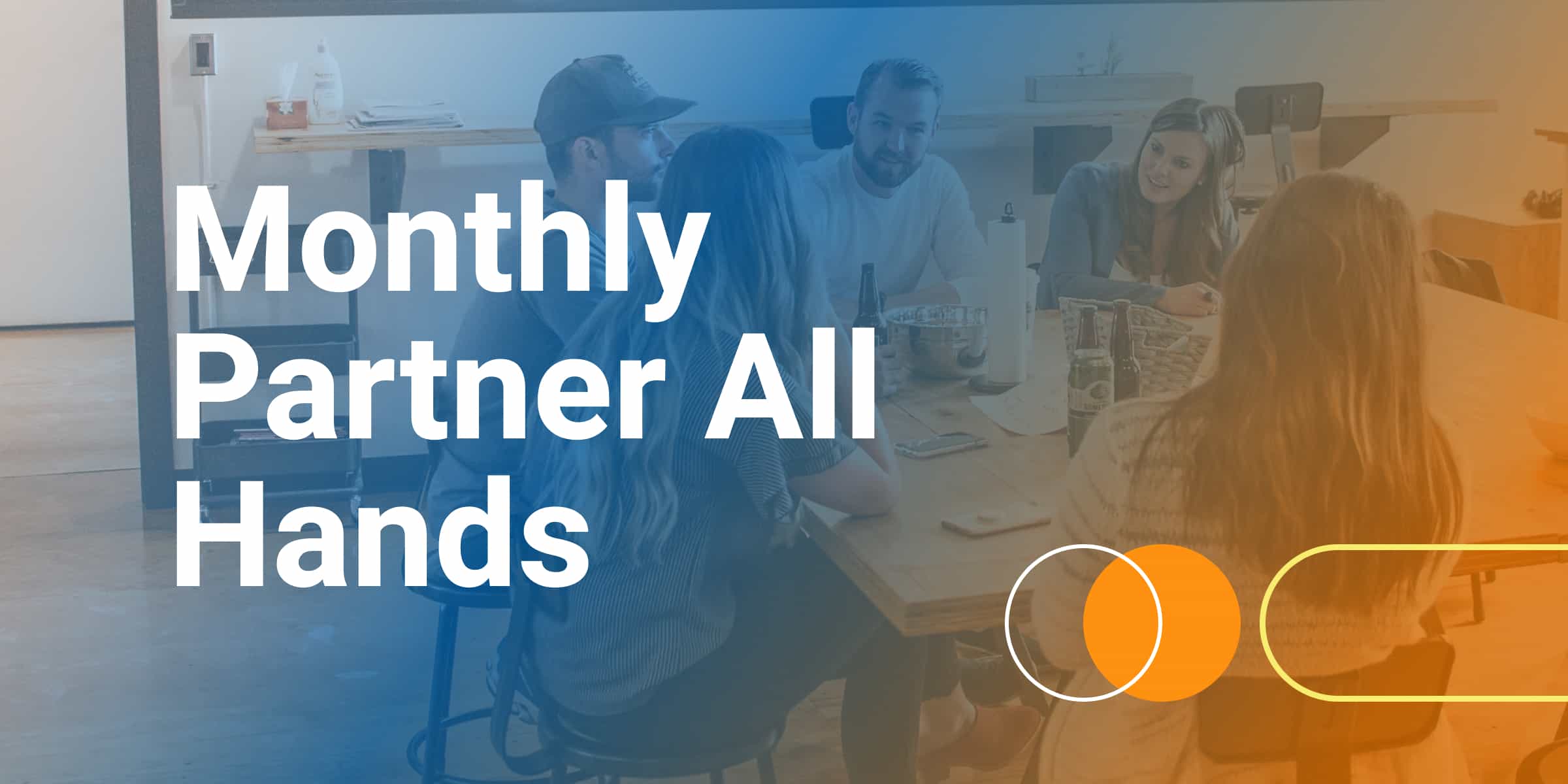 Title slide for monthly