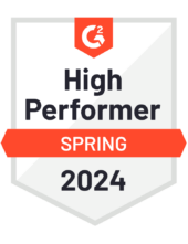 G2 Badge - High Performer - Spring 2024